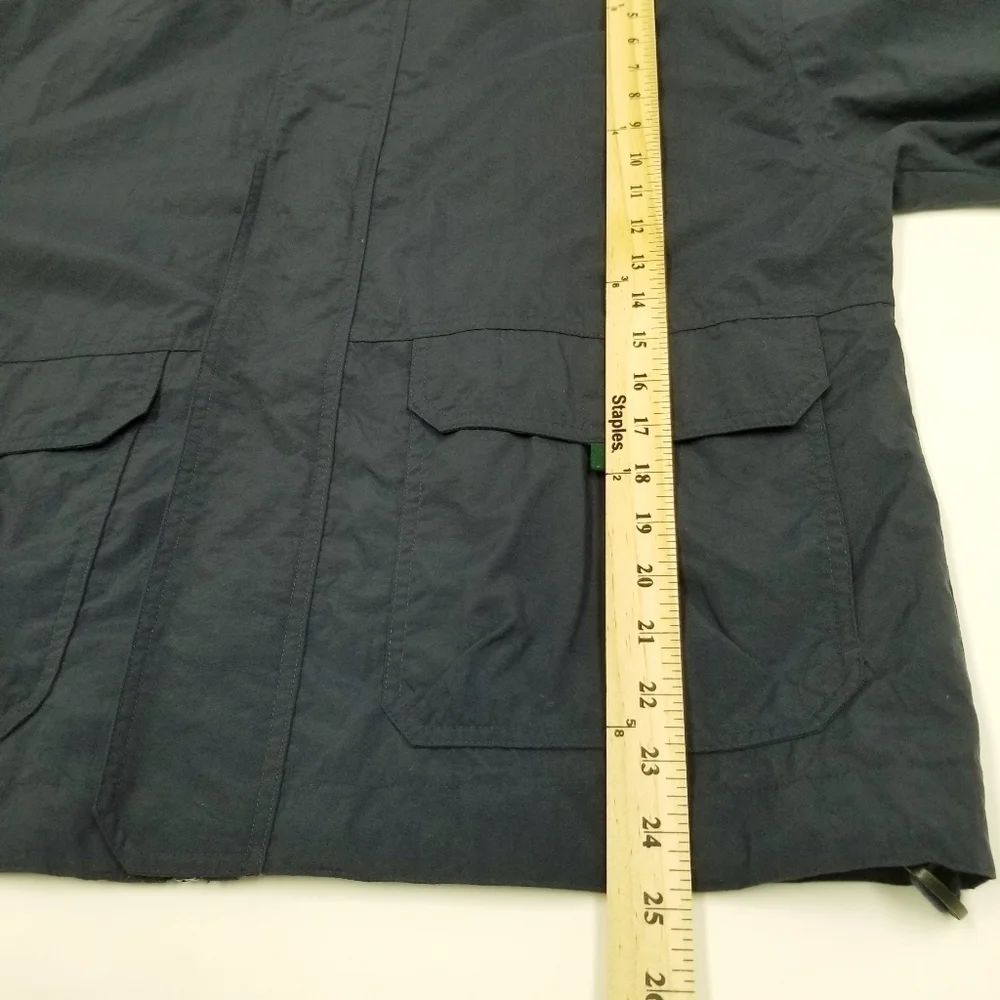 Gear for sports lightweight wind breaker jacket‎ coat size Medium dark navy blue